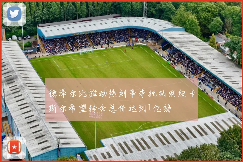 德泽尔比推动热刺争夺托纳利纽卡斯尔希望转会总价达到1亿镑